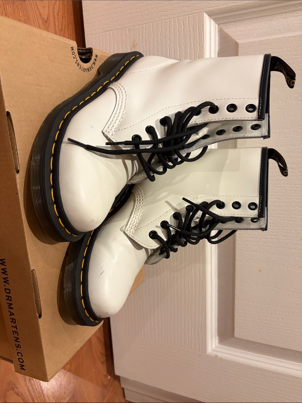 White Dr. Martens